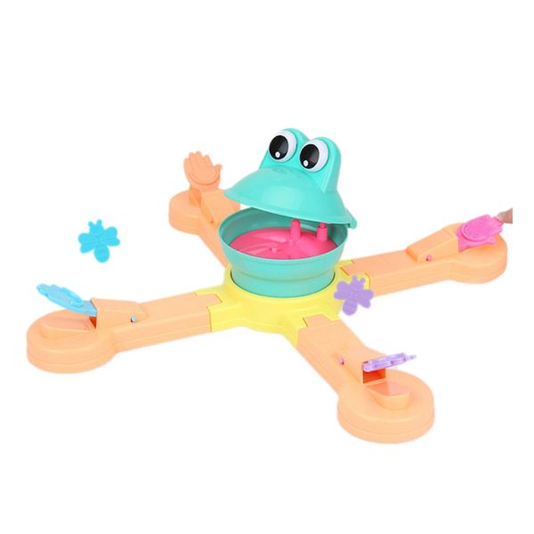 

feeding frog projection eating beans fun deskpuzzle science game parent-child interactive childrens toys shaper trinmmer shirts supplies