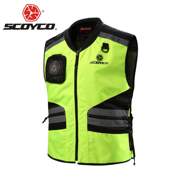 

scoyco motorcycle jacket reflective protective vest motorcycle vest reflective chaleco ciclismo reflectante ropa moto