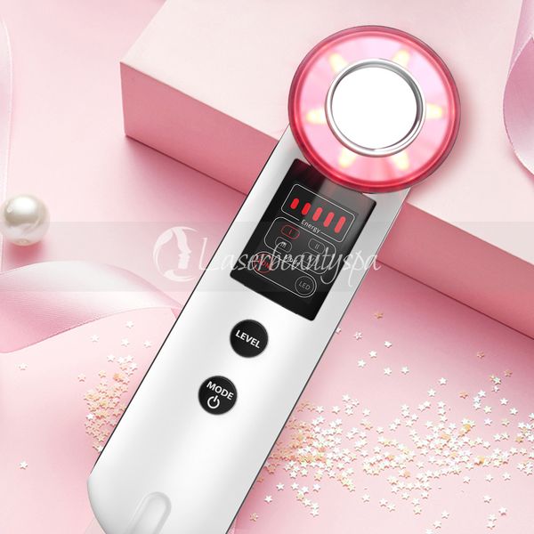 

2in1 portable 3mhz ultrasonic skin care 7 colors pn facial cleanser sonic vibrating face cleansing device home use