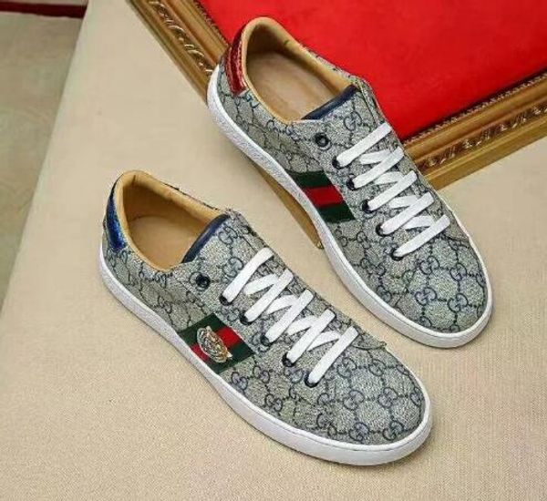 

Low leather neaker ace bee tripe men hoe walking port trainer tiger men ca ual hoe