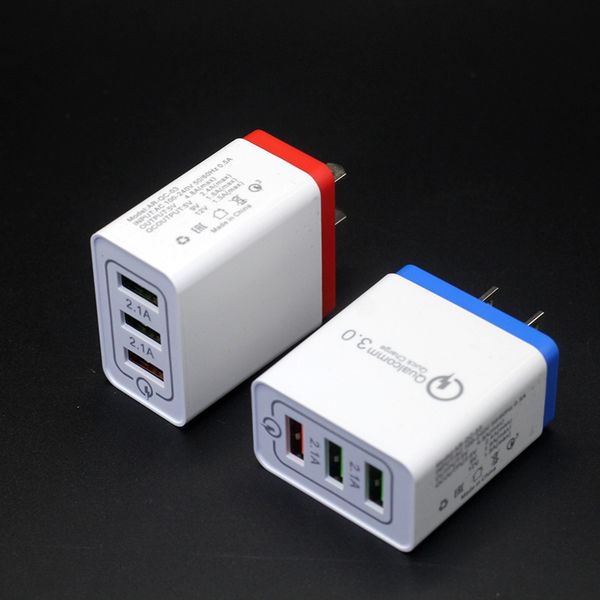 

qc3.0 quick charging charger mobile phone quick charging head single port / multi port usb smart adapter travel charging