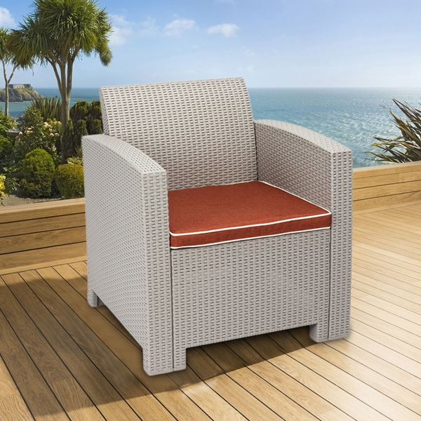 Chaise De Jardin En Métal Gris Oviala Comparer Les Prix