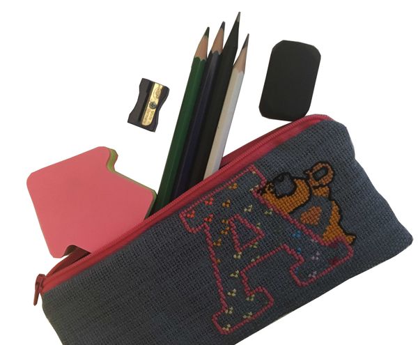 

pafuli etamin embroidered name holder - a