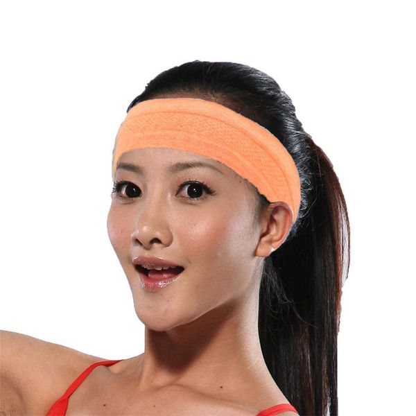 

mumian 1pcs headband for men women yoga hair bands head sweat bands sports protection, Yellow;black