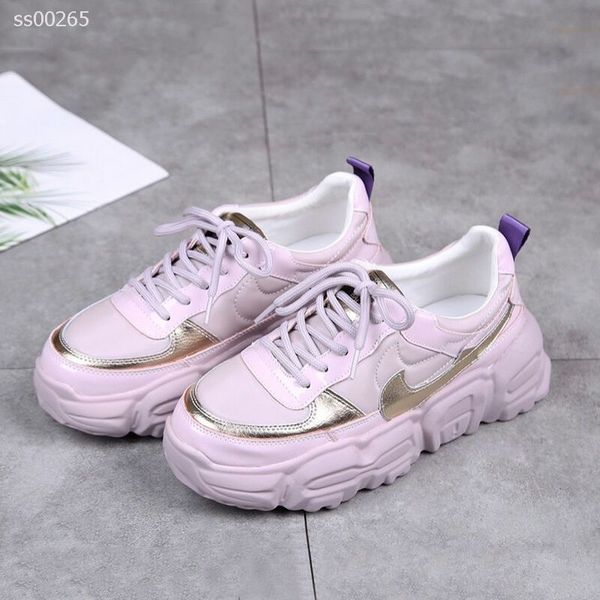 

fashion casual shoes sneakers fashion sneaker triple casual dad shoes women beige white trainers sports shoes size 35-39 type3, Black