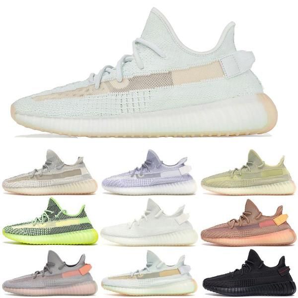 

wholesale kanye west men desinger triple outdoor shoes women trainers citrin cream zebra bred sports zapatos sneakers stock x shoes size 13
