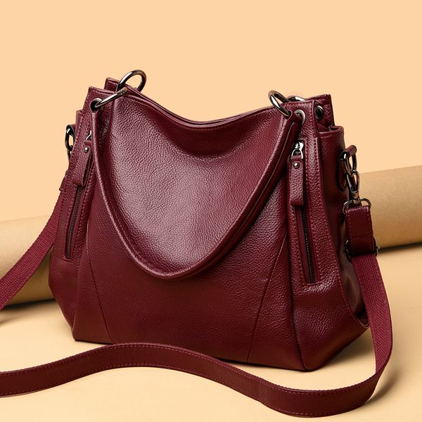 

luxury women bag vintage large capacity women ssoft leather handbags brand messenger bag shoulder messenger