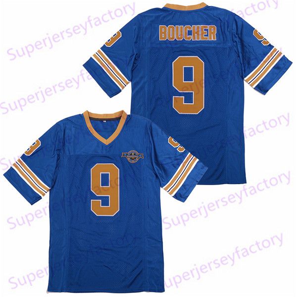 2020 The Waterboy Mens NCAA Football Jersey 9 Bobby Boucher 50th