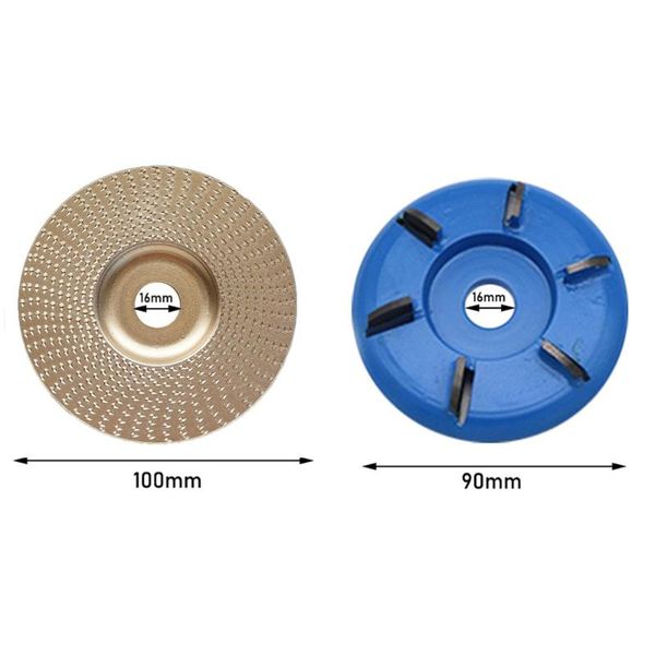 

2pcs angle grinding wheel wood grinder 6 teeth milling cutter slotting