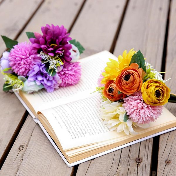 

gerbera artificial flower rose silk flower daisy artificial plastic for wedding home accessories room decoration supplies