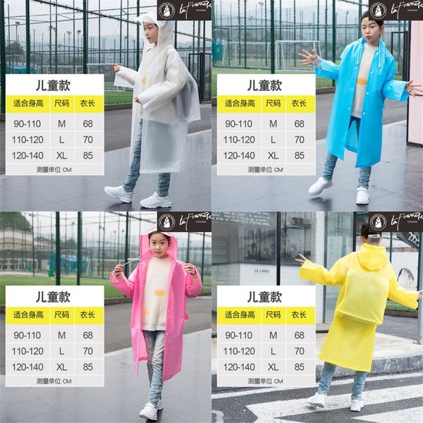 

snunr children's raincoat long full body poncho children long raincoat for junior high stu boys and girls big children junior high scho, Red;brown