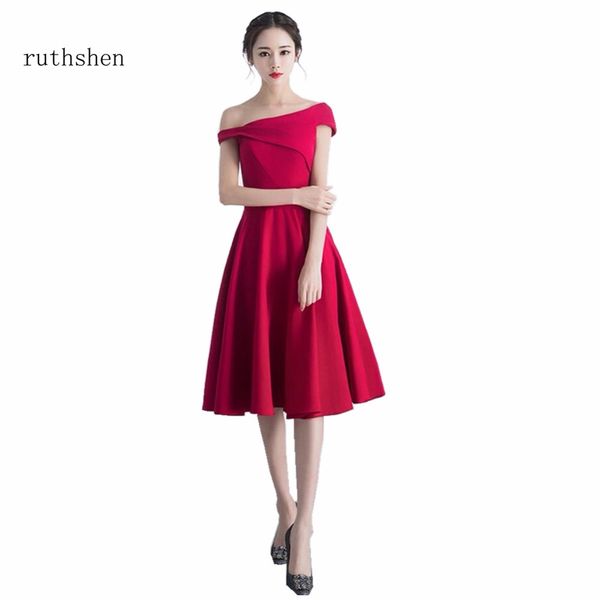 

ruthshen long evening gowns boat neck with pleated elegant formal chiffon ladies prom dress 2018, White;black