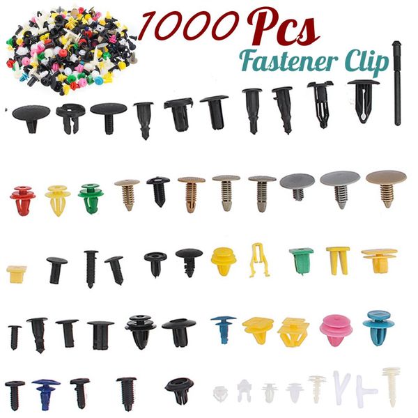 

500x mixed fasteners door trim panel auto bumper rivet car clips retainer push engine cover for fender fastener clips universal