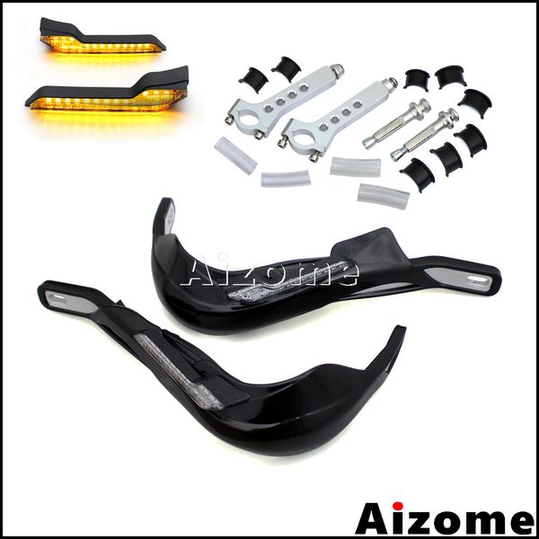 

universal motorcycle turn signals handguards 7/8" for yamaha crf drzr 25 28 mm hand guards protectors