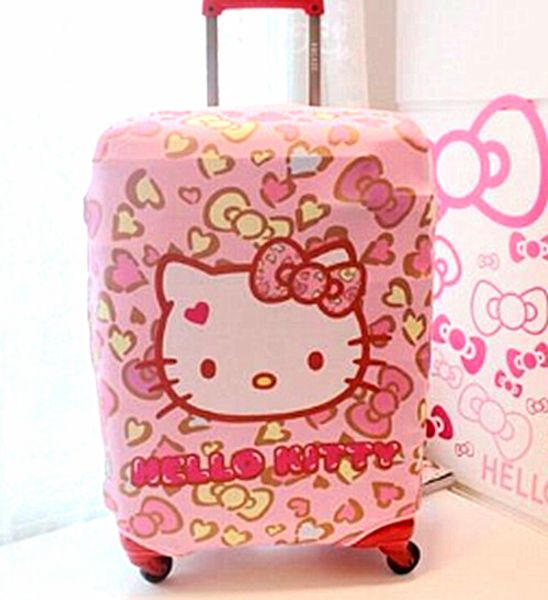 

1 pcs hellokitty stitch luggage dust-proof cover travel luggage tie bandage