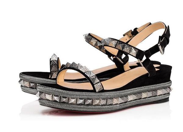 

sexy summer luxury lady красные нижние туфли для женщин pyraclou сандалии клин шпильки женщины лодыжки ремень гладиатор сандалии свадебное п, Black