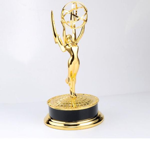 

real 1:1 metal emmy trophy award factory directly sales customized corporate trophy