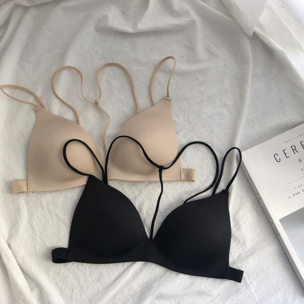 

весна сплошной цвет бюстгальтер пуш-ап кажущийся не стальной кольцо базы обернуть вокруг девушки нижнее белье, Black;white