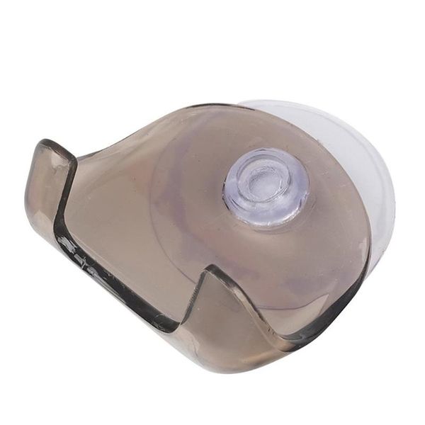 

1pc razor sucker suction cup clear hanger washroom wall hanging rack holder bathroom storage shelf bathroom sinks