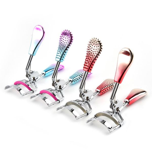 

colorful eyelash curler for girls lash tweezers curler stainless steel eyelashes eyelash extension tools makeup curling twisting eye lashes