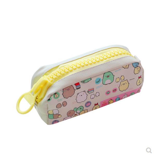 

creative large zipper student pencil case large capacity stationery bag cartoon animal cosmetic storage bag cute pencil