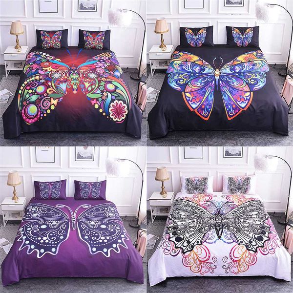 Homesky Butteryfly Bedding Set 3d King Size Queen Size Comforter