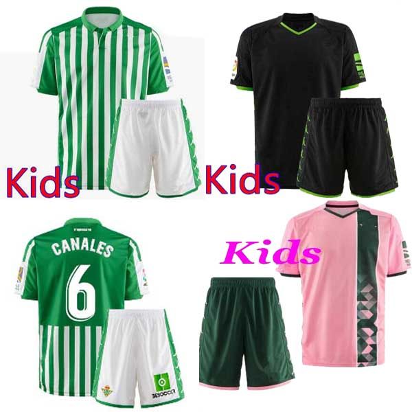 

fast ship 2019 2020 joaquin soccer jerseys home away black third 19 20 camisetas b.iglesias fekir pedraza juanmi kids kit football shirts