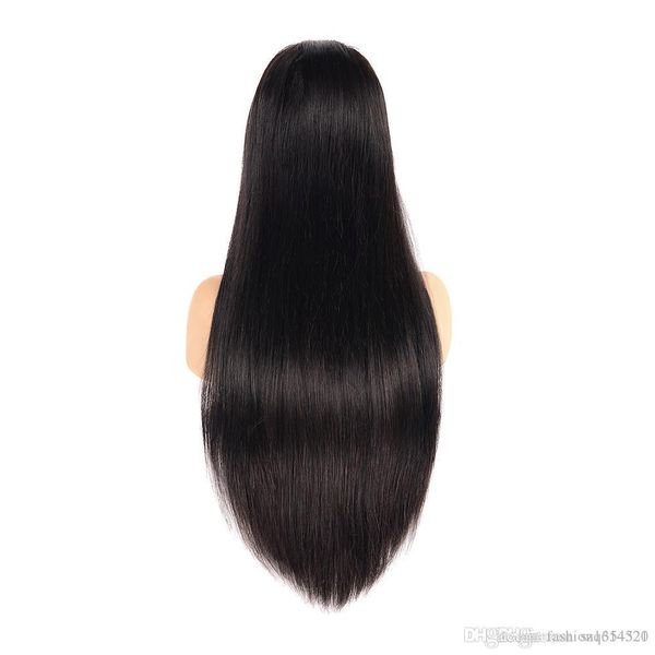

straight lace front human hair wigs 180 density pre plucked lace front wig for black women 13x4 brazilian remy wig