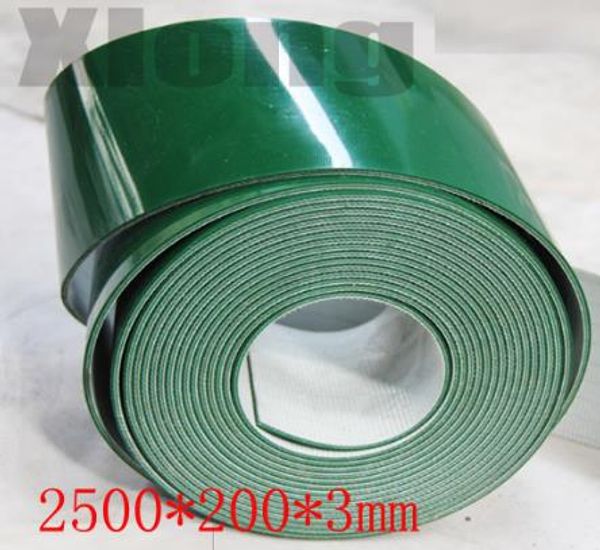 

Perimeter:2500 Width:200mm Thickness:3mm (others size pls contact) Industrial belt transmission belt conveyor PVC belt