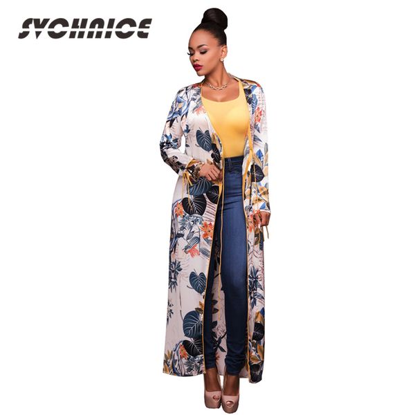 

fashion ladies autumn extra long print cardigan women cardigans poncho long sleeve female cardigan coat, White;black