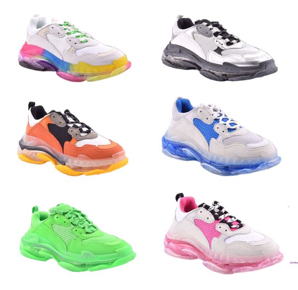 

тройной s дизайнерские кроссовки женские мужские тренеры 2019 новый mens и женская повседневная обувь спортивная обувь бегун с