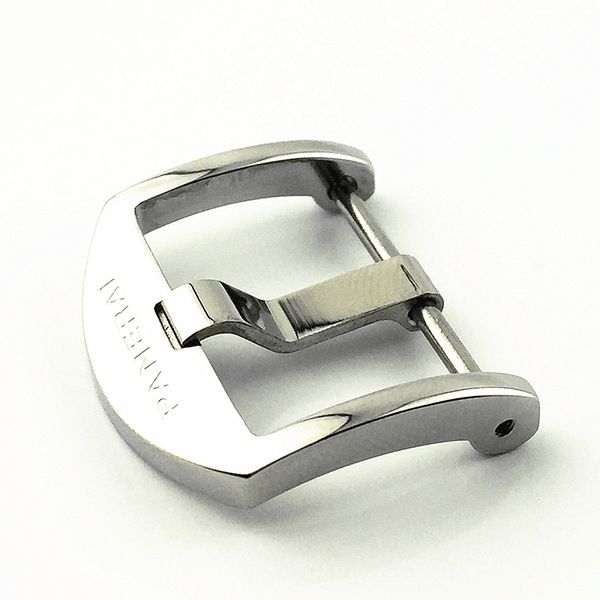 

2018 new mamimi pam pin clasp pana fat sea screw pin buckle stainless steel solid crazy horse leather rubber buckle 20 22mm steel buckle