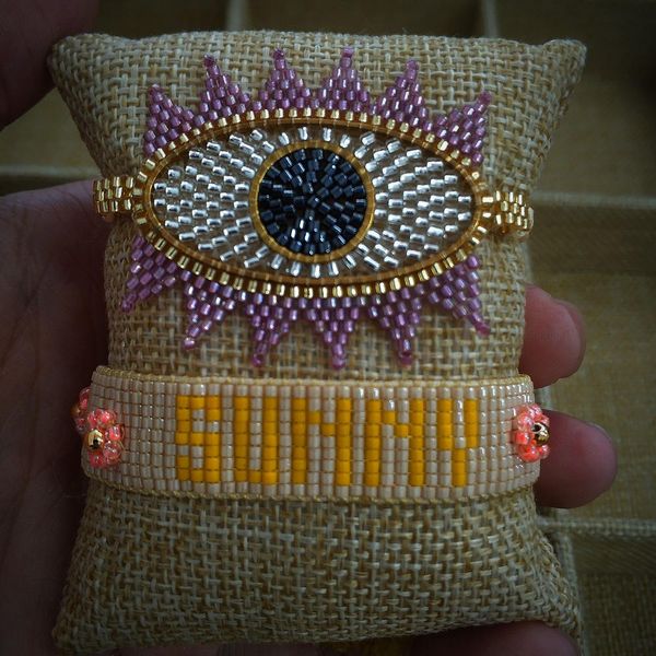 

zvzo bohemian jewelry miyuki turkish evil eye bracelet tassel pulseras mujer 2019 summer beach heart bracelets women handmade, Golden;silver