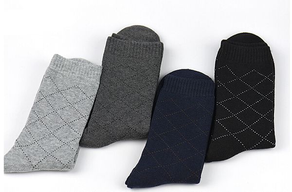 

sports socks men's winter polyester cotton terry sports tube diamond thickened plus velvet warm socks, Black