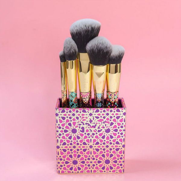 

artful accessories brush set 5pcs set makeup tools blush/crease/lid/powder/foundation dhl ship
