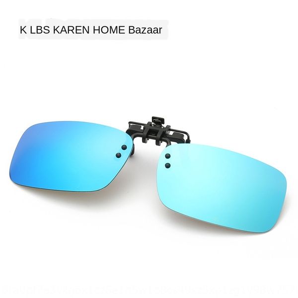 

men's square polarized myopia clip myopia glasses clip polarized driver's glasses 204, White;black