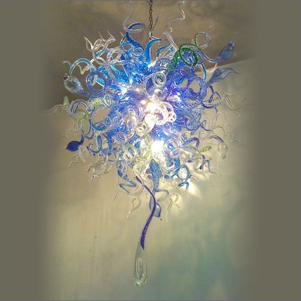 

unique designed glass chandelier lightings high ceiling decoration hand blown glass pendant lamps for bedroom decor