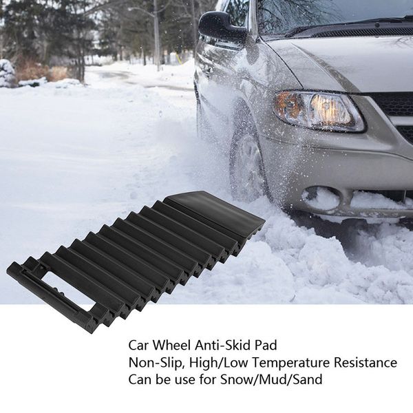 

universal car wheel anti skid pad black dropshipping winter tires traction emergency mat plate tyre grip tracks