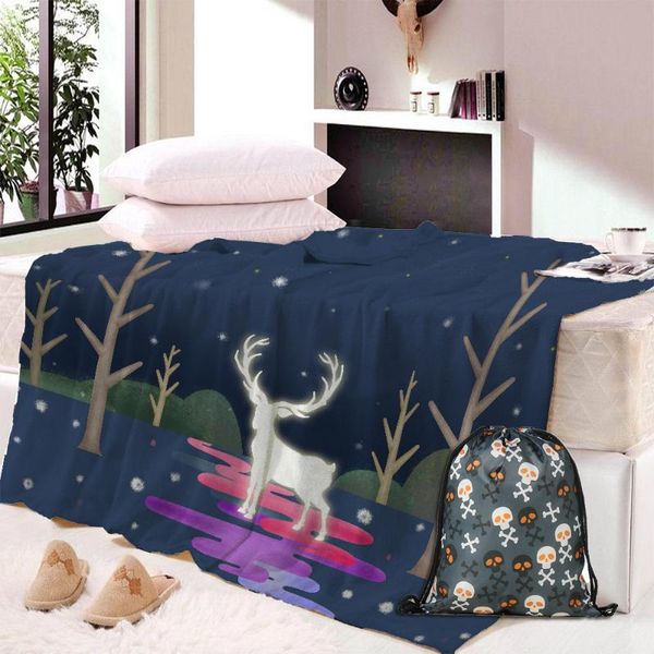 

floral moose elk coral fleece blanket flower reindeer deer flannel blanket for beds black and white bedspreads dropship