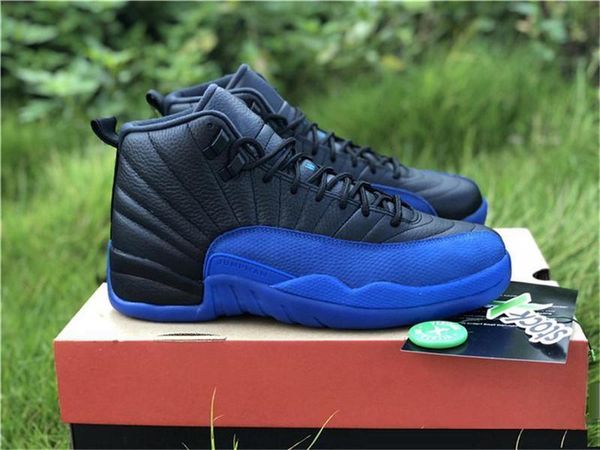 

2020 air authentic 12 game royal black blue high og men basketball shoes 130690 -014 real carbon fiber sports shoes 7 -13
