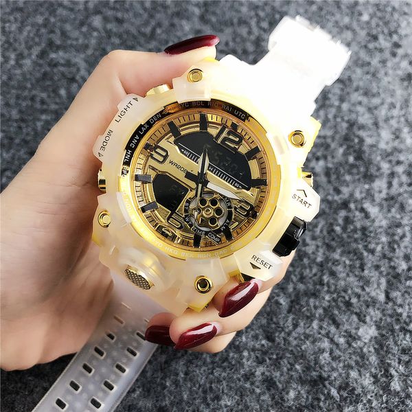 

Отдых Спортивные кварцевые цифровые часы Luxury Мужские часы ROYAL OAK Светодиодный дис