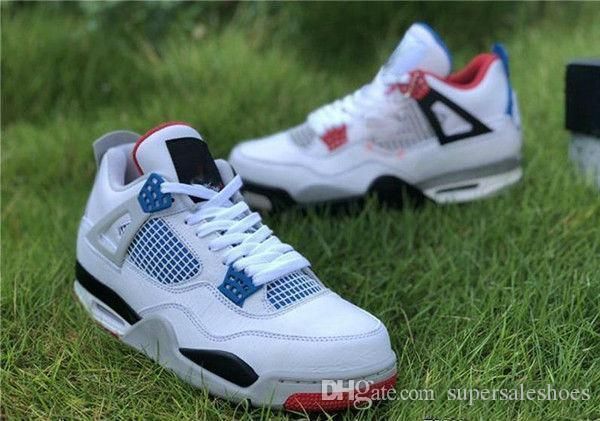 

new release 4 iv what the red grey white low men basketball shoes sports sneakers 4s trainers outdoor
