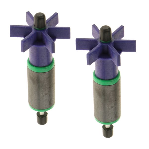 

2x aquarium water pump replacement impeller rotor aquarium 9x4cm