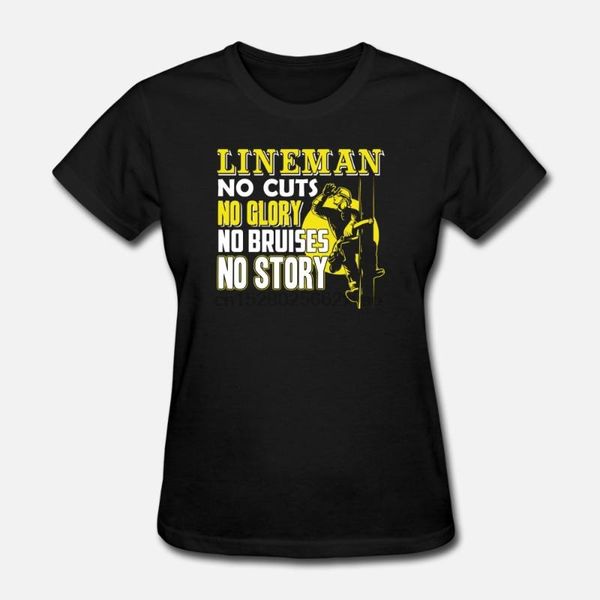 

men's t-shirts men t shirt lineman no cuts glory tshirts women, White;black