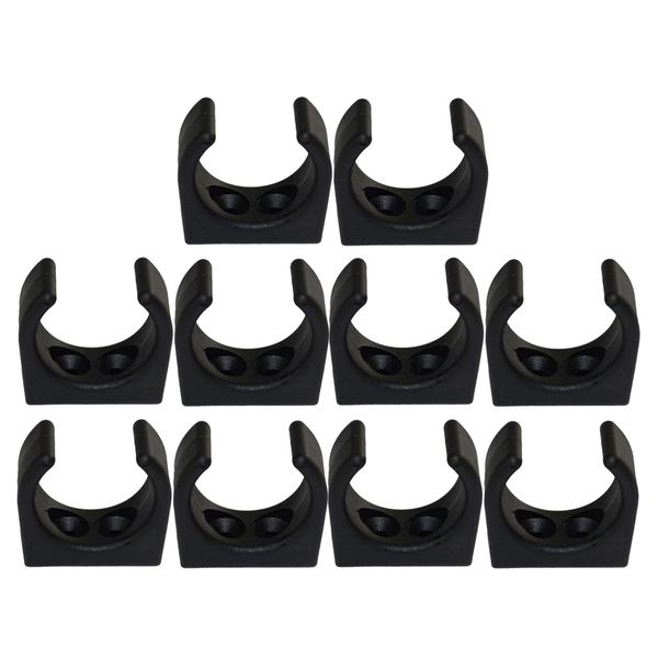 

10xmarine boat nylon clips for ladder paddle pole light hook stowing bracket