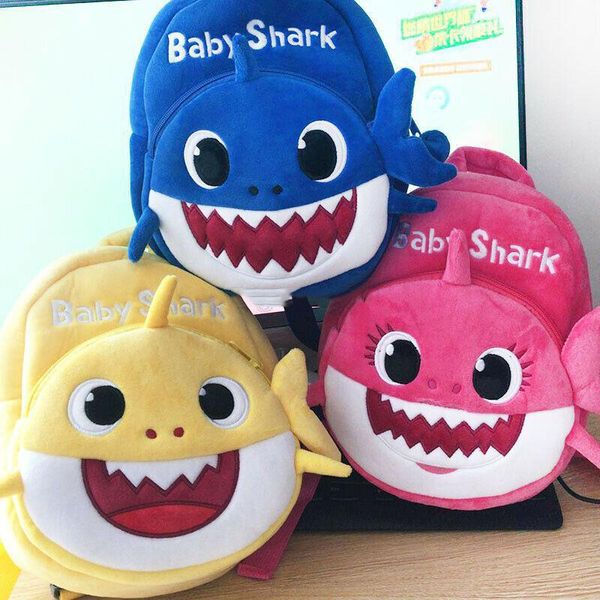 

Baby Shark Рюкзак Плюшевые Милый Мультфильм Животных Сумка Девушка Сумка Для Детей Swee