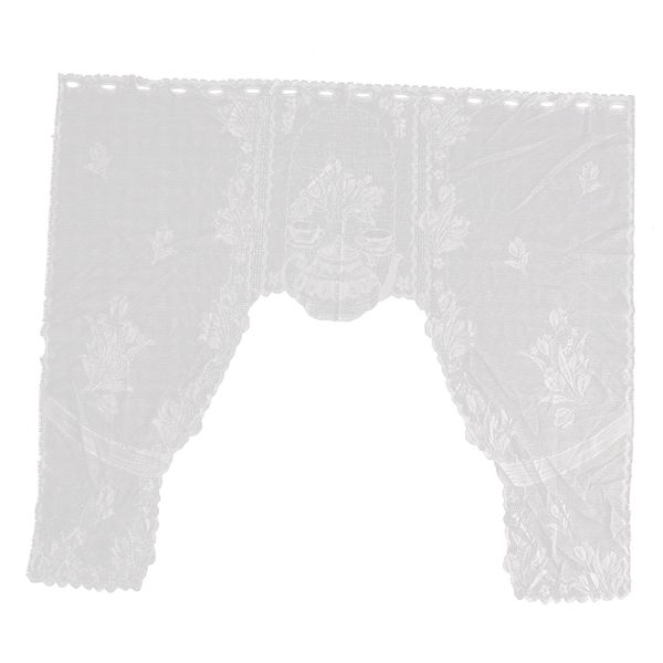 

120x105cm lace coffee curtain kitchen curtain window scarf vintage style