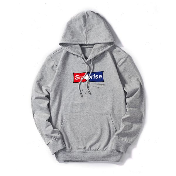

autumn new men's hoodies designer pullover hoodies with suprise print thin cotton blend clothing for women black white red blue gray m