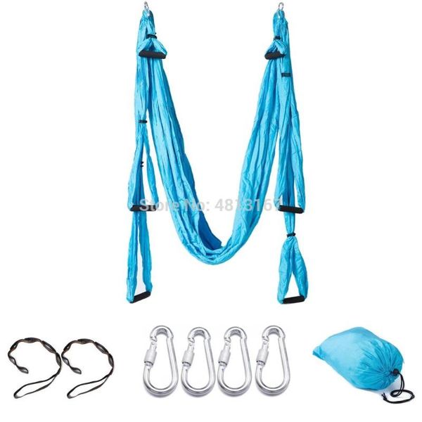 

aerial yoga swing set yoga hammock hanging belt flying trapeze sling kit antigravity inversion exercises home gym fitness pilate