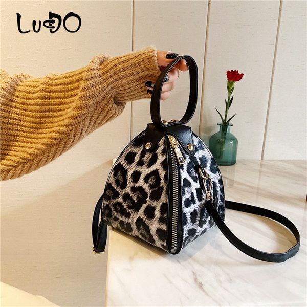 

lucdo handbags leopard print female shoulder messenger bag large capacity crossbody bags for women 2020 small tote bag